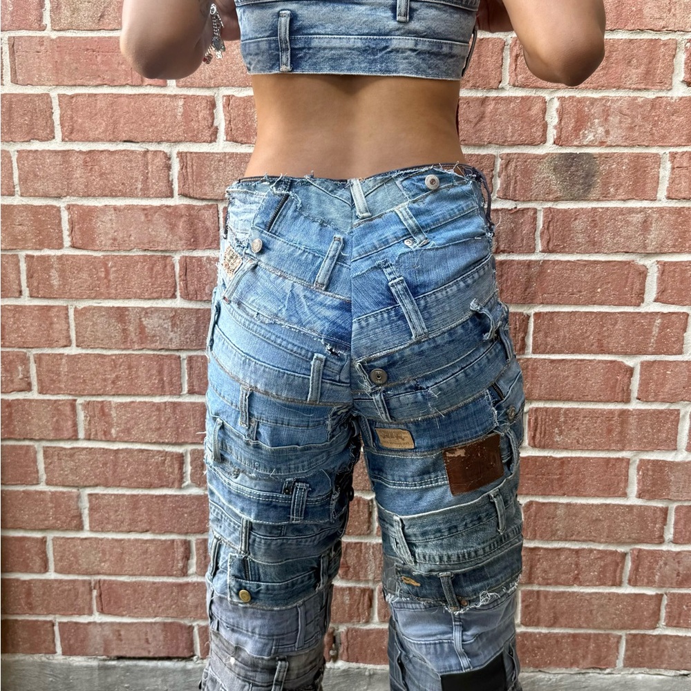 Strap Denim Jeans - all sizes available